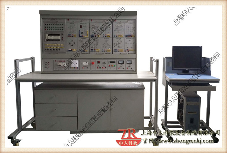 可編程控制器、觸摸屏、變頻器、綜合實訓裝置