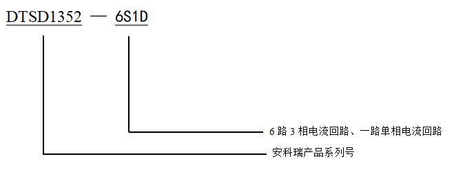 DTSD1352-6S1D導軌式多回路電力儀表