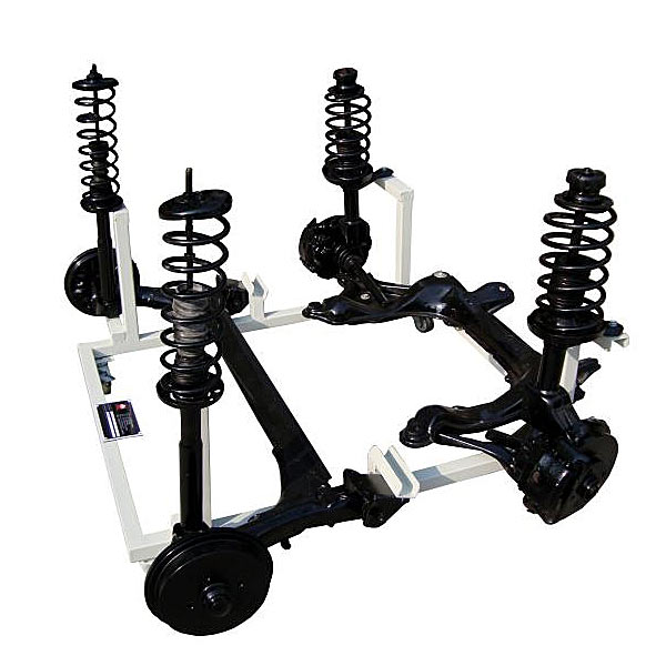 整車懸架結(jié)構(gòu)系統(tǒng)展示拆裝實訓裝置(圖1) 整車懸架構(gòu)造系統(tǒng)展示拆卸裝配實驗裝置,物料分揀機電實驗臺