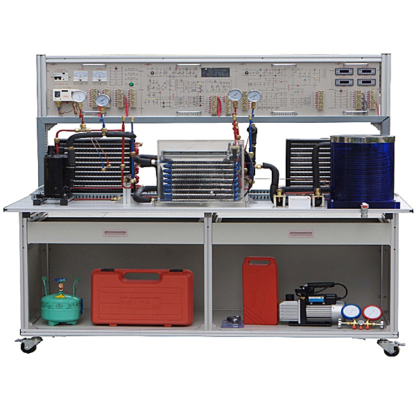 現(xiàn)代制冷與空調(diào)系統(tǒng)實(shí)訓(xùn)臺(tái)(圖1) 現(xiàn)代制冷與空調(diào)系統(tǒng)實(shí)驗(yàn)臺(tái),車門中控門鎖實(shí)驗(yàn)裝置