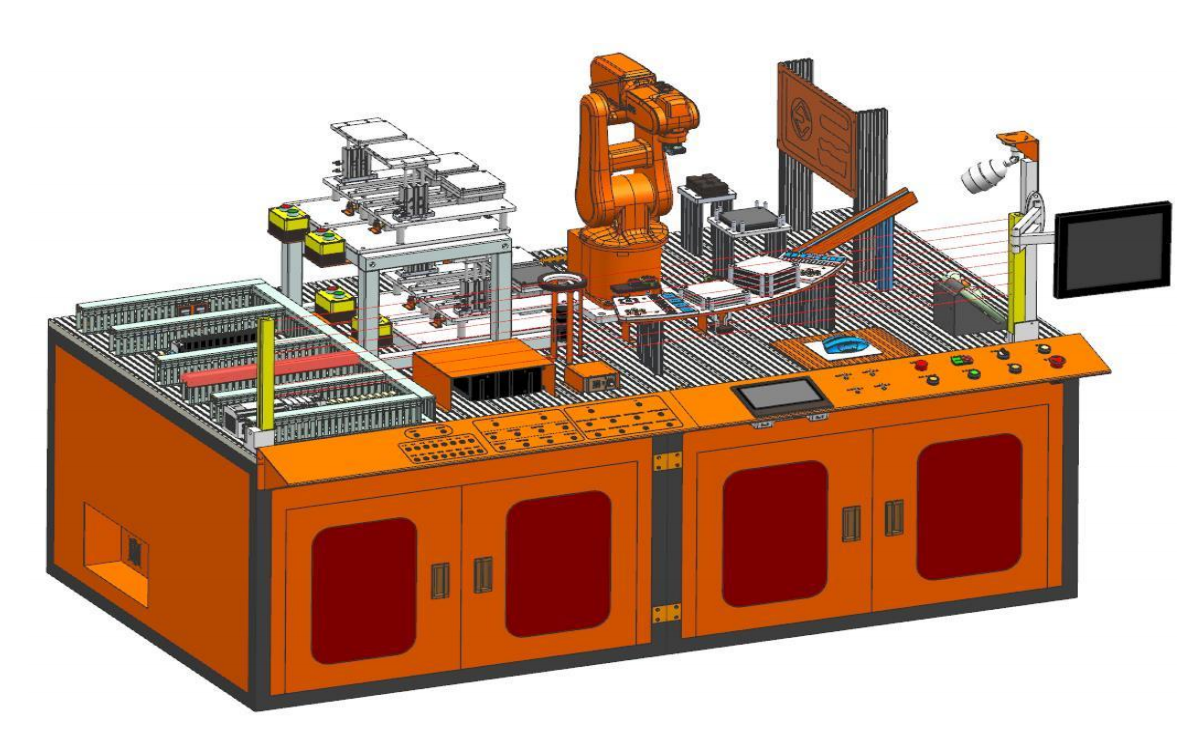 中人ZRJQR-YW工業(yè)機器人操作與運維實訓(xùn)平臺(圖1) 中人ZRJQR-YW工業(yè)機器人操作與運維實訓(xùn)平臺(圖1)